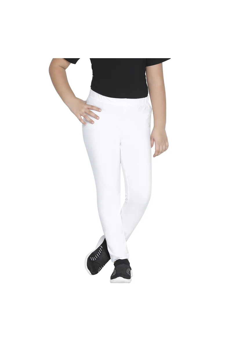 Spyby Girls White Color Legging
