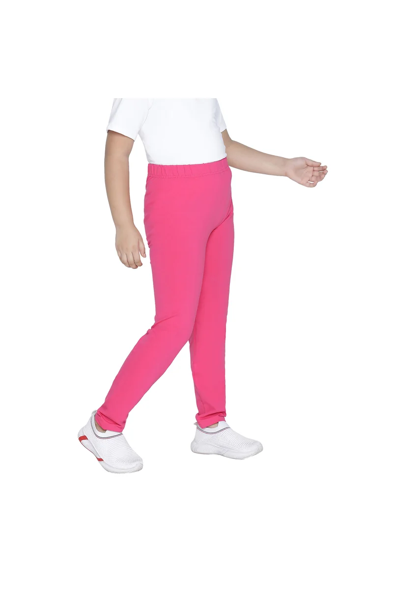 Spyby Girls Pink Color Legging - 3