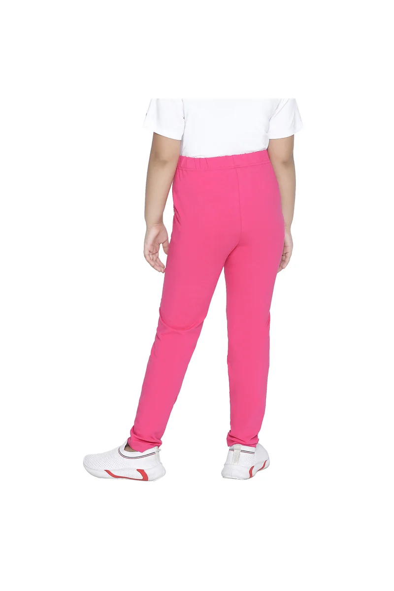 Spyby Girls Pink Color Legging - 4