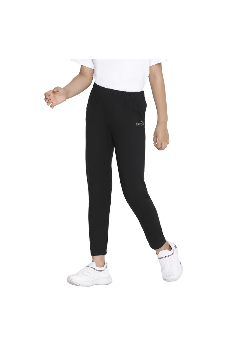 Spyby Girls Black Color Legging - 2