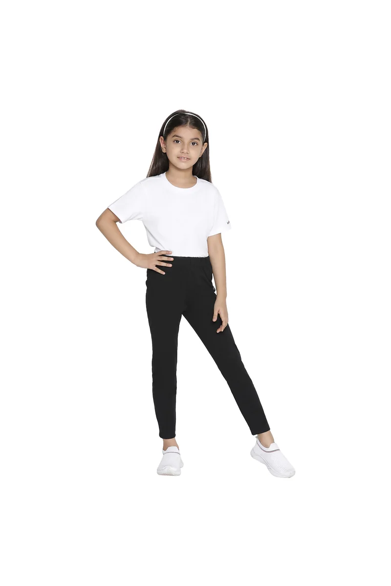 Spyby Girls Black Color Legging - 4