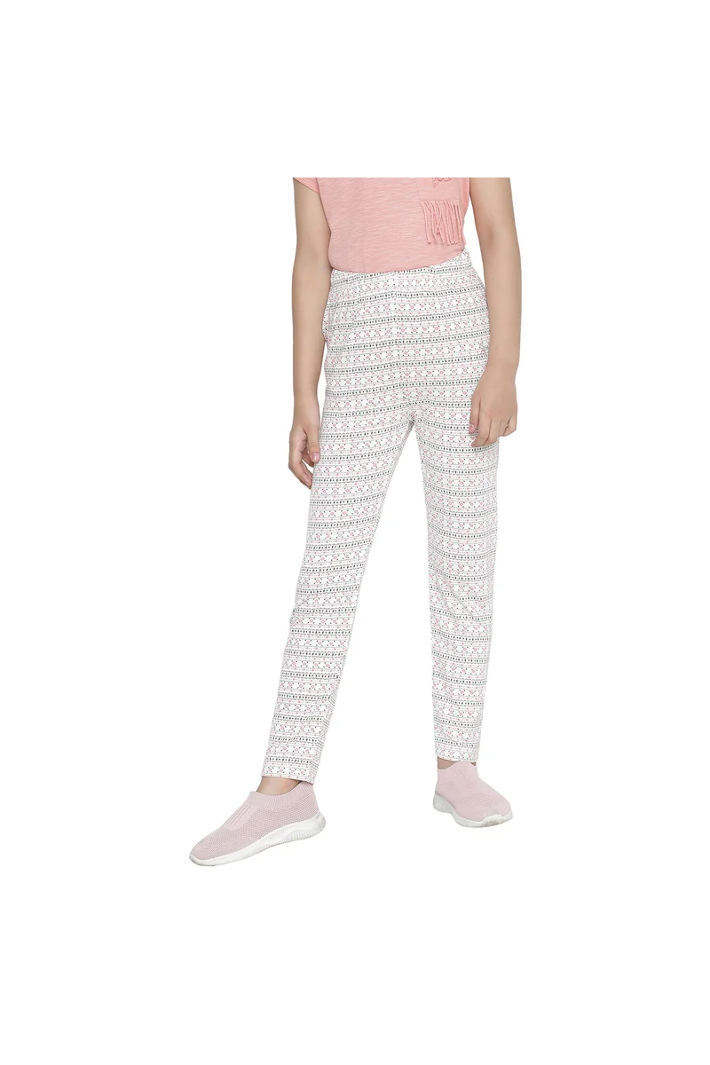 Spyby Girls White Color Legging