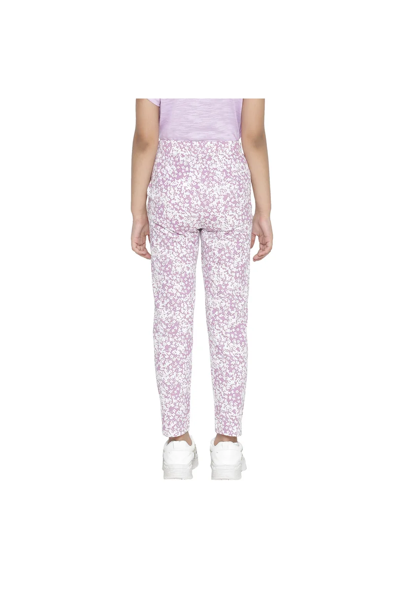 Spyby Girls Purple Color Legging - 3