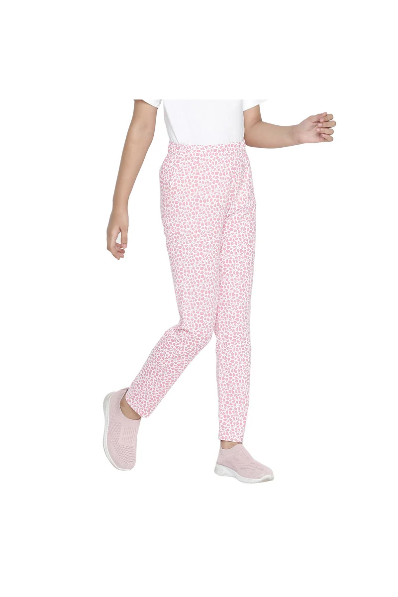 Spyby Girls Pink Color Legging - 2