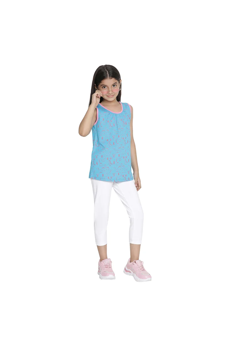 Spyby Girls White Color Legging - 4