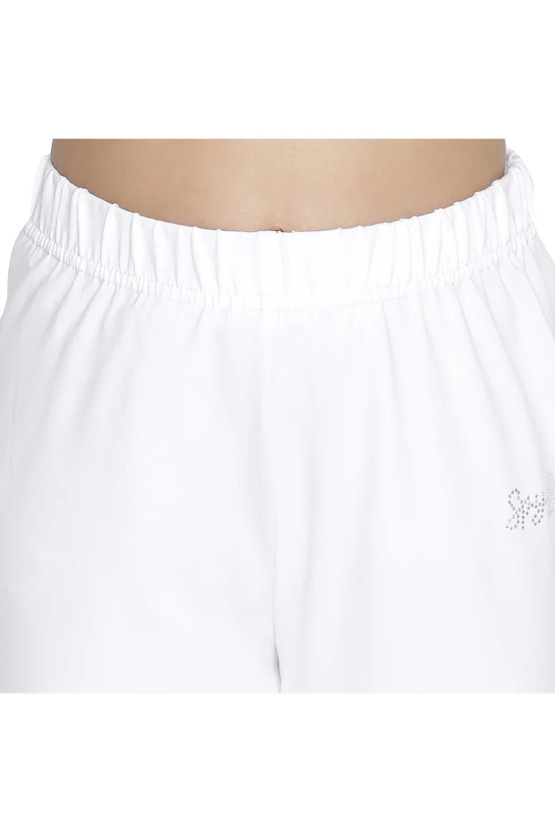 Spyby Girls White Color Legging - 5