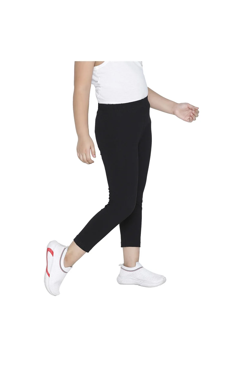 Spyby Girls Black Color Legging - 3