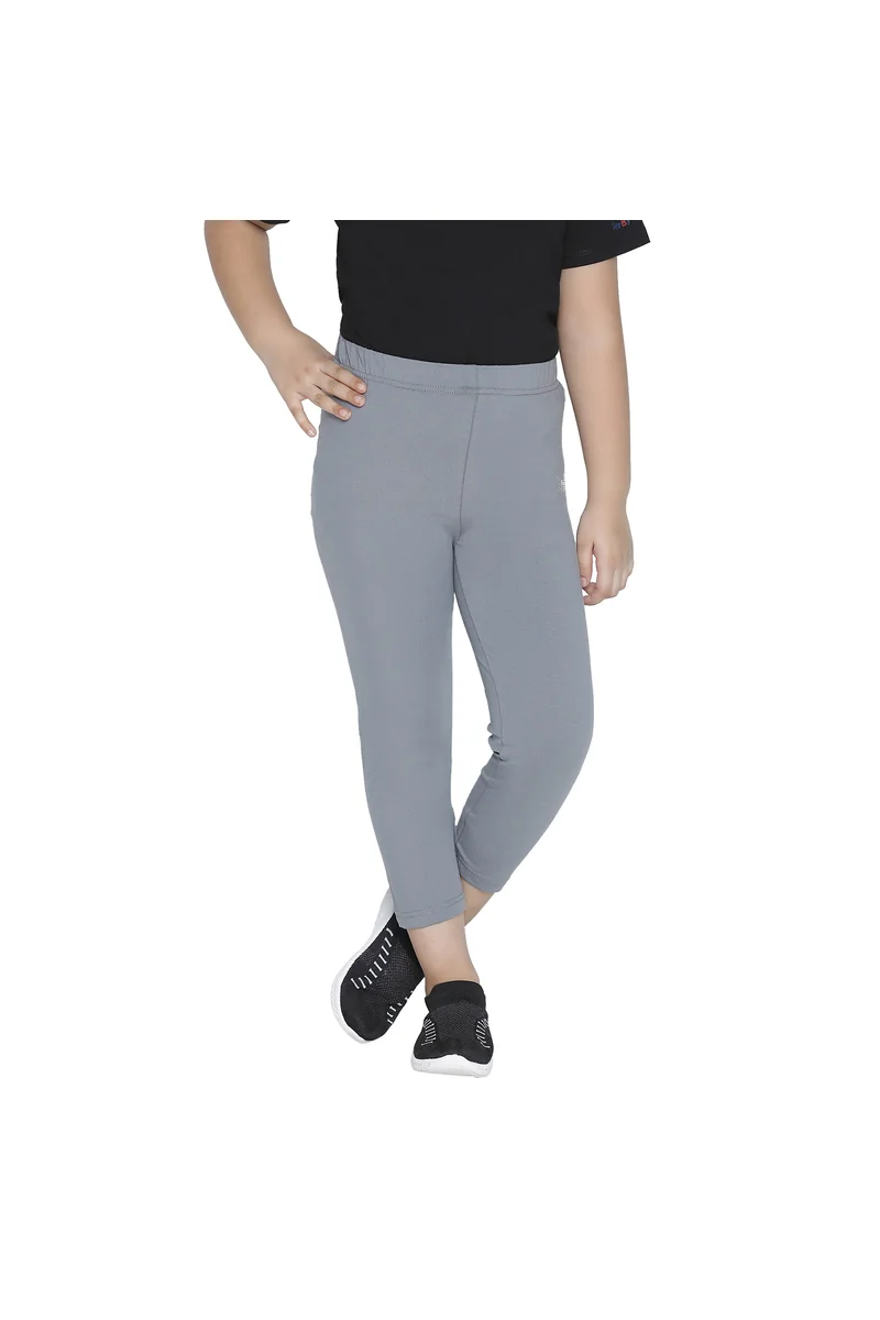 Spyby Girls Grey Color Legging