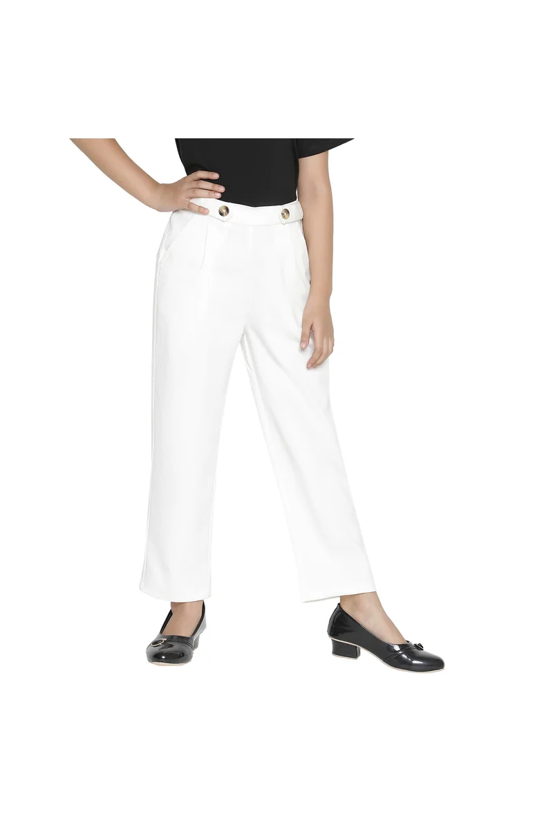 Spyby Girls White Trouser