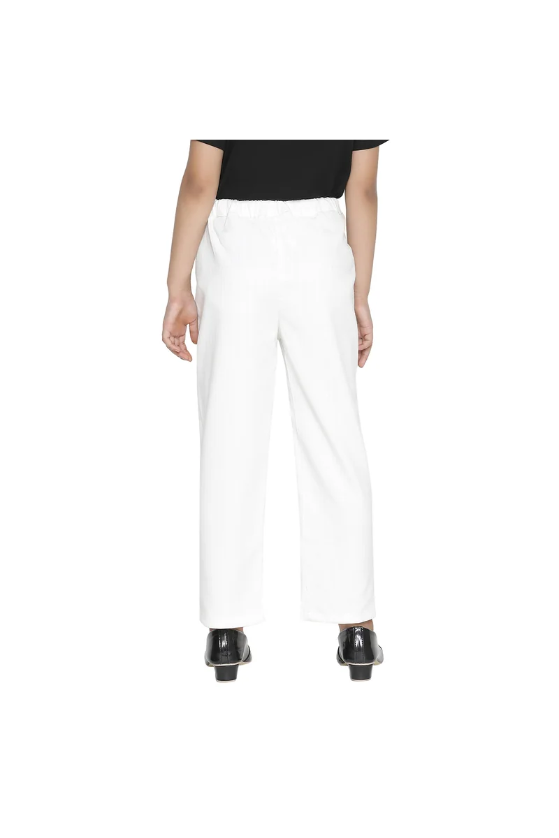 Spyby Girls White Trouser - 4