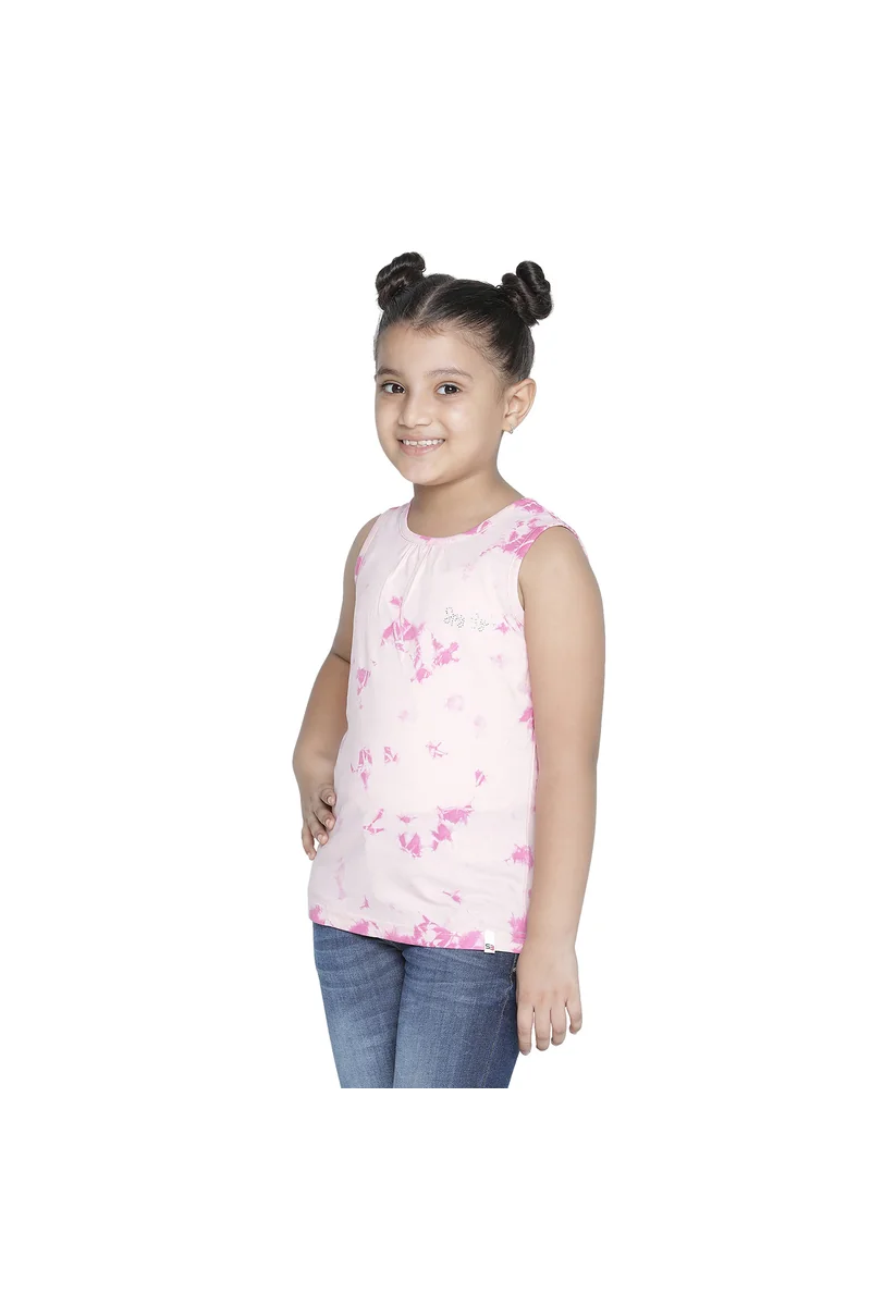 Spyby Girls Pink Color T-Shirt - 2