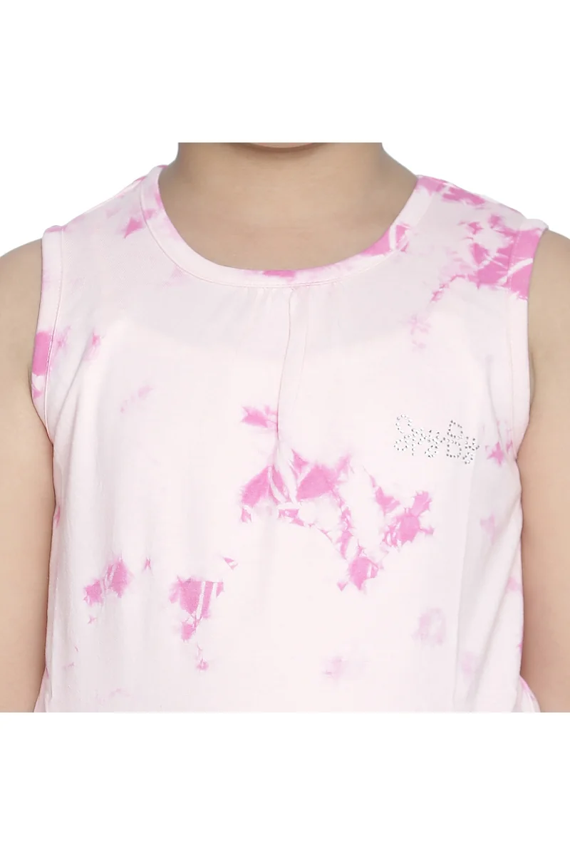 Spyby Girls Pink Color T-Shirt - 6