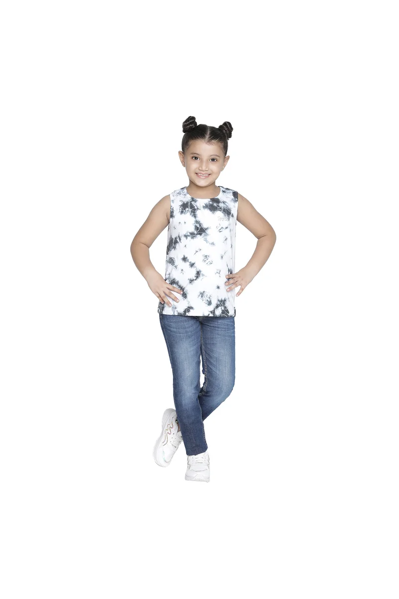 Spyby Girls Black Color T-Shirt - 4