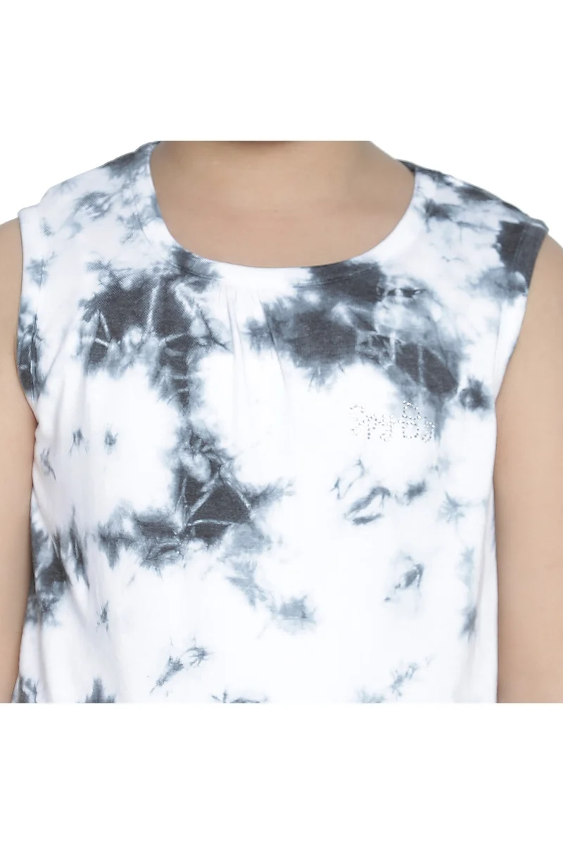 Spyby Girls Black Color T-Shirt - 5