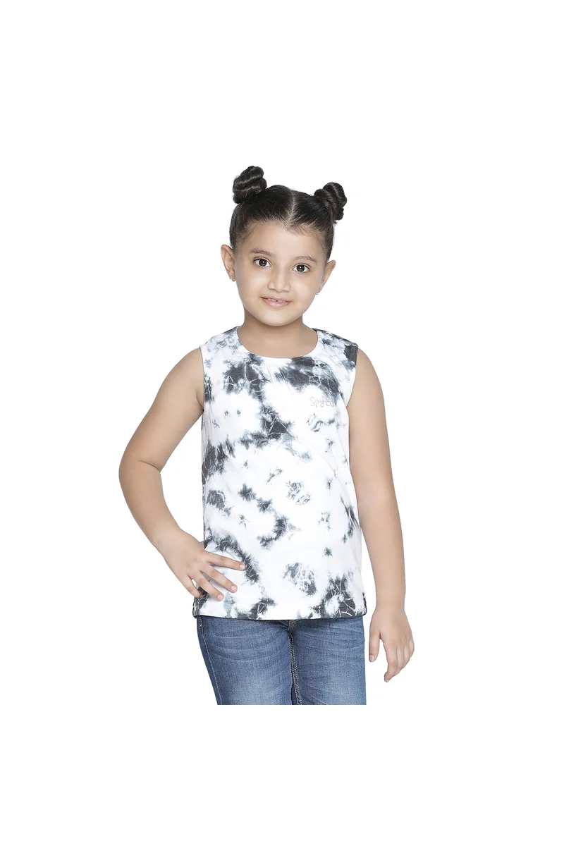 Spyby Girls Black Color T-Shirt - 6