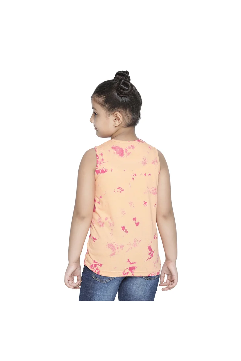 Spyby Girls Peach Color T-Shirt - 5