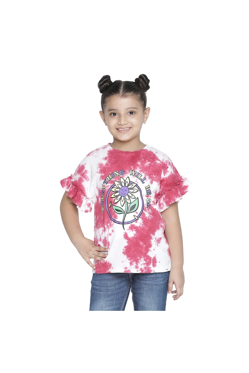Spyby Girls Pink Color Top