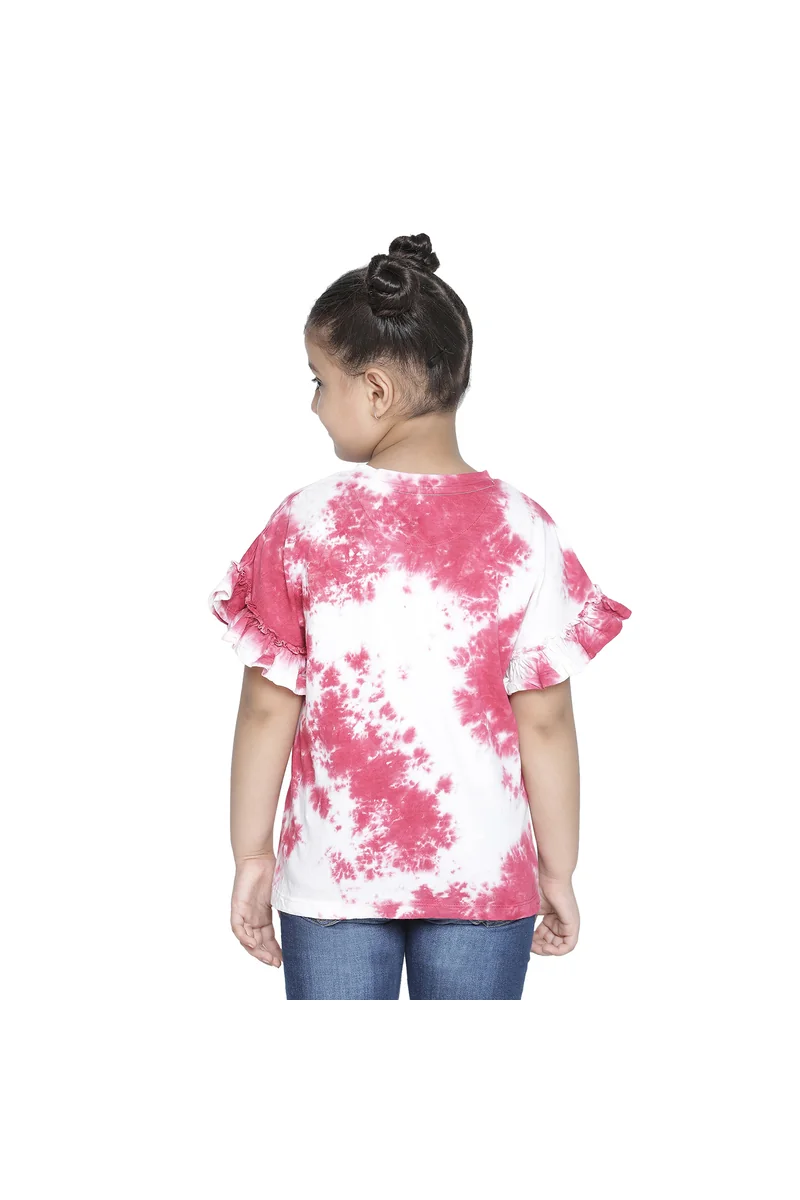 Spyby Girls Pink Color Top - 4