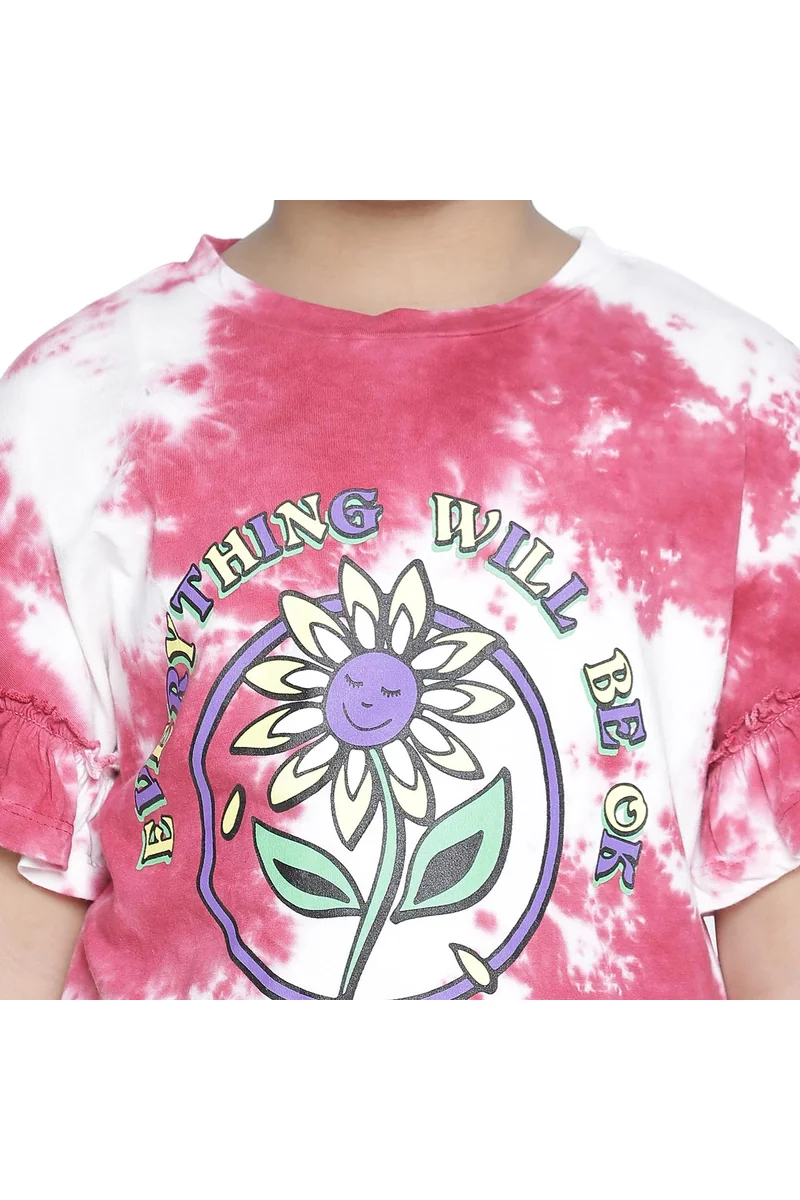 Spyby Girls Pink Color Top - 6