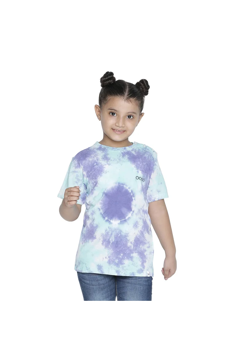 Spyby Girls Sky Blue Color Top