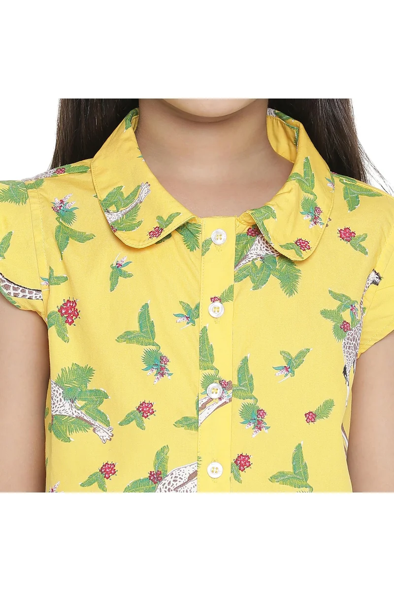 Spyby Girls Yellow Color Top - 5