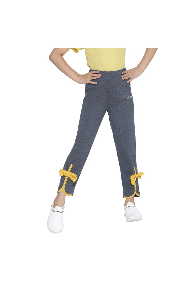 Spyby Girls Dark Grey Color Legging