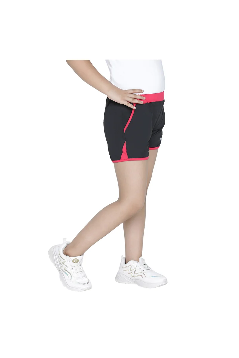 Spyby Girls Black Color Short - 3