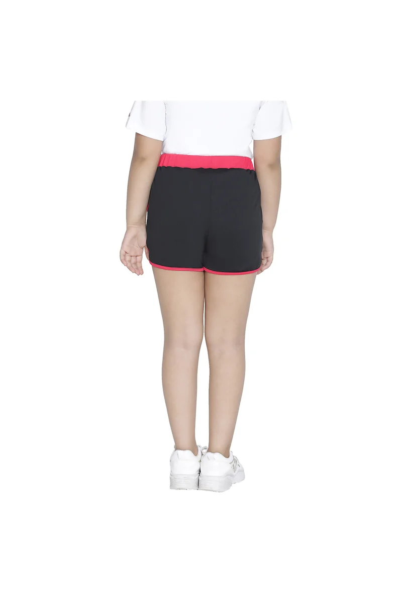 Spyby Girls Black Color Short - 4