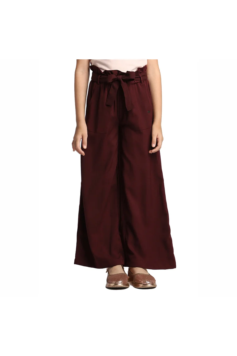 Spyby Girls Maroon Color Culottes