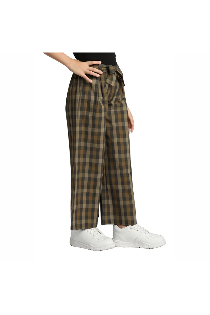Spyby Girls Olive Color Culottes - 3