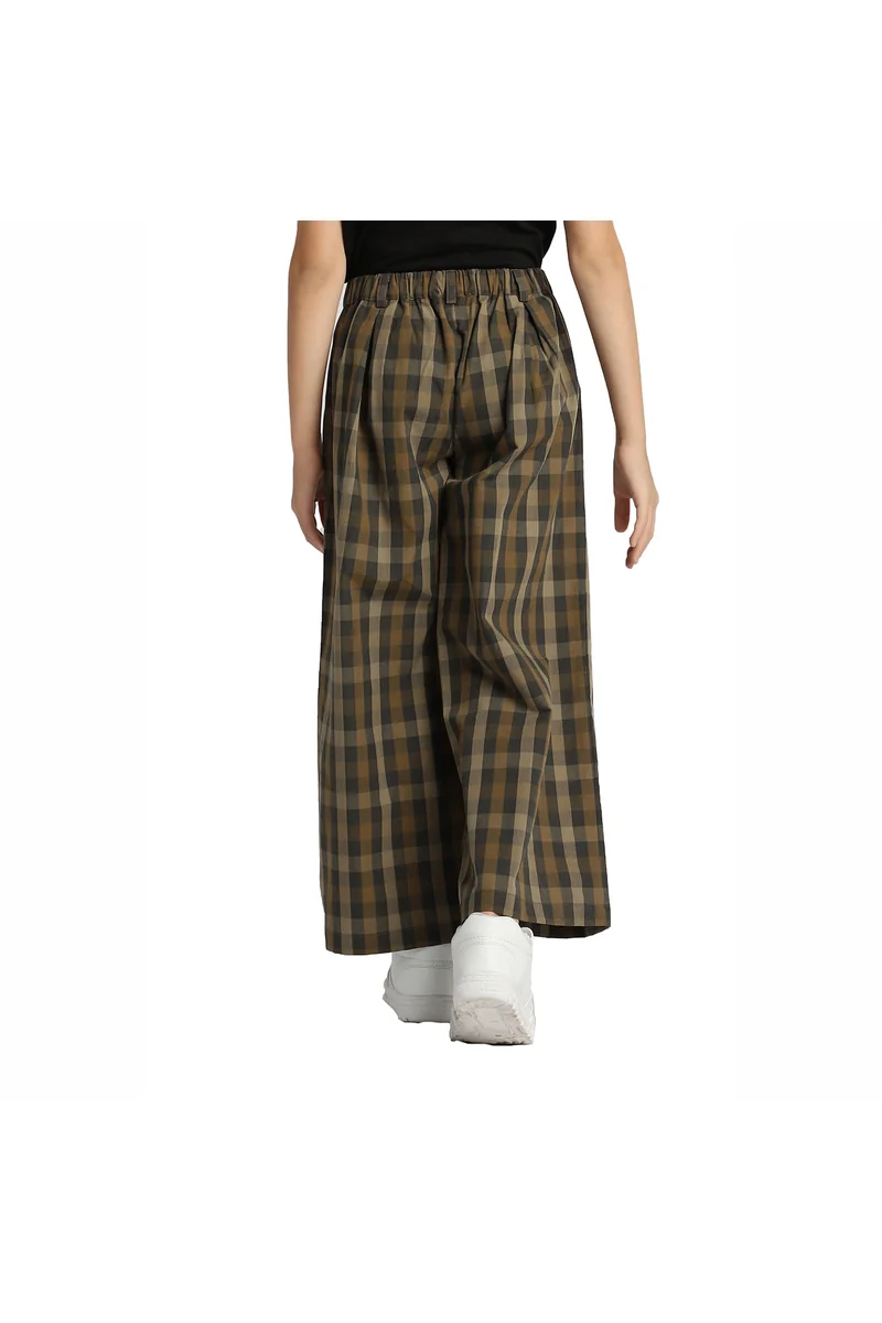 Spyby Girls Olive Color Culottes - 4