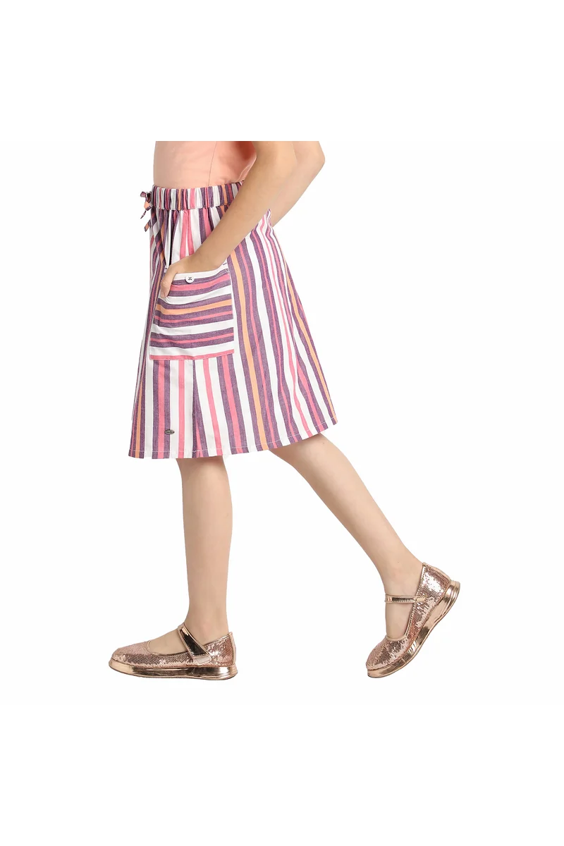 Spyby Girls Multicolor Skirt - 3