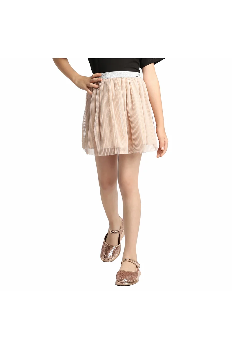 Spyby Girls Peach Color Skirt