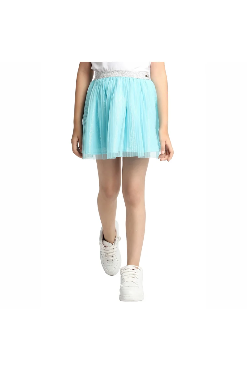 Spyby Girls Blue Color Skirt