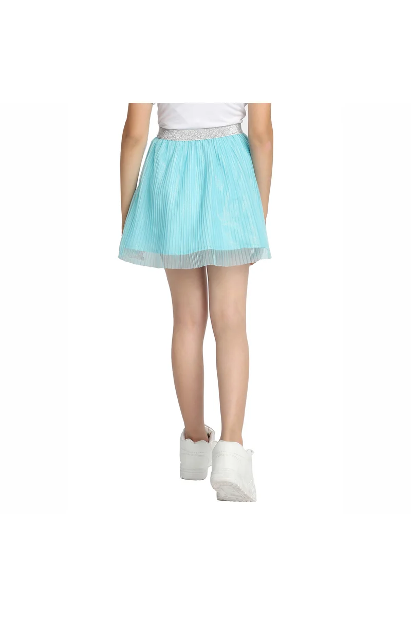Spyby Girls Blue Color Skirt - 4