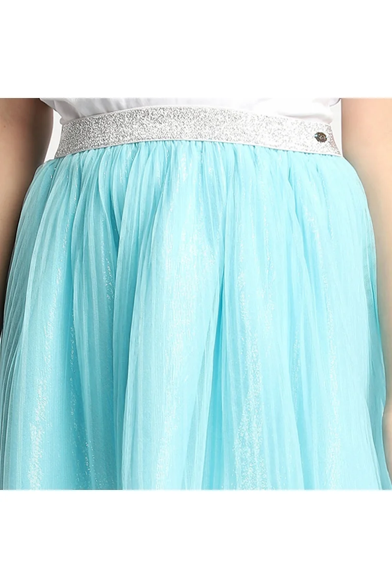 Spyby Girls Blue Color Skirt - 5