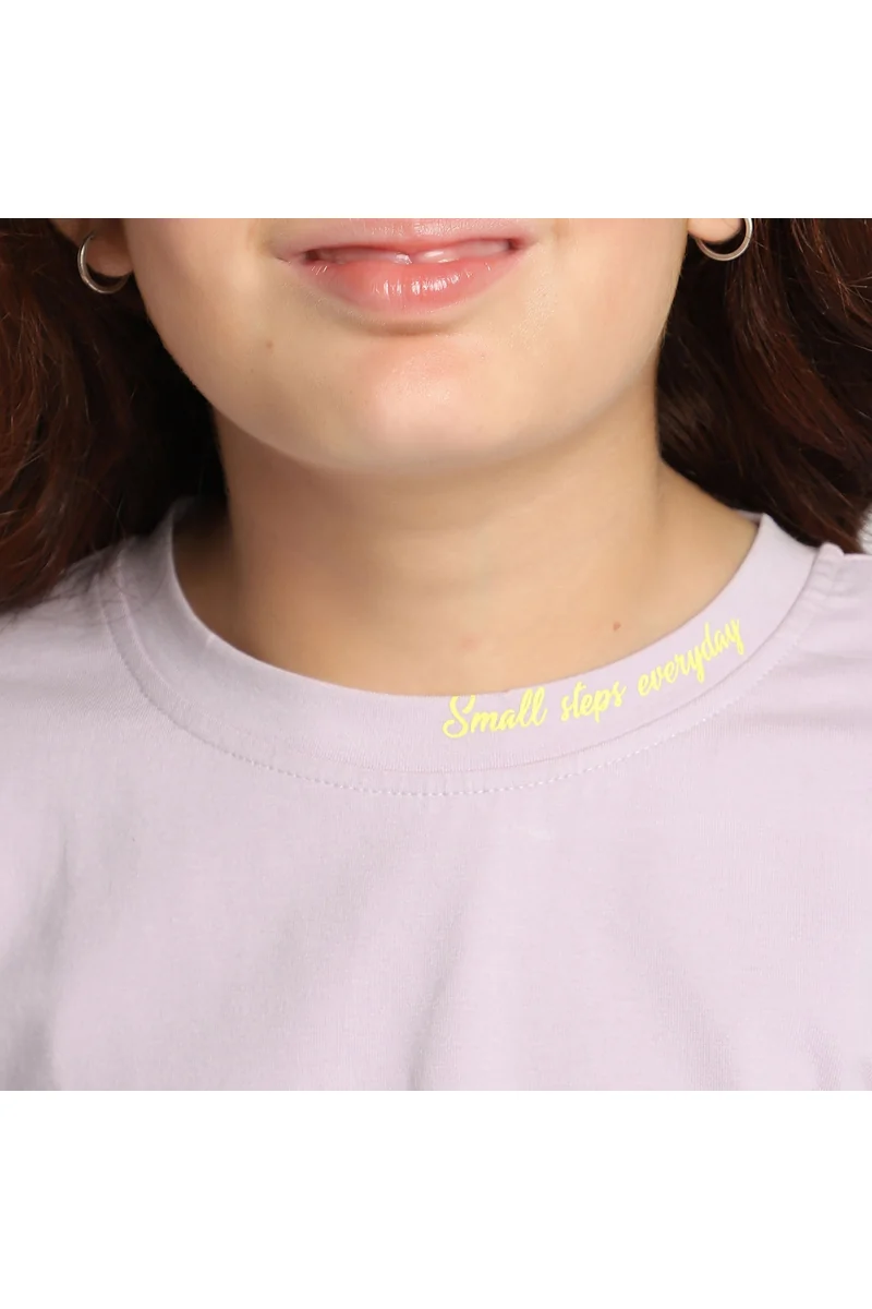 Spyby Girls Purple Color T-Shirt - 5