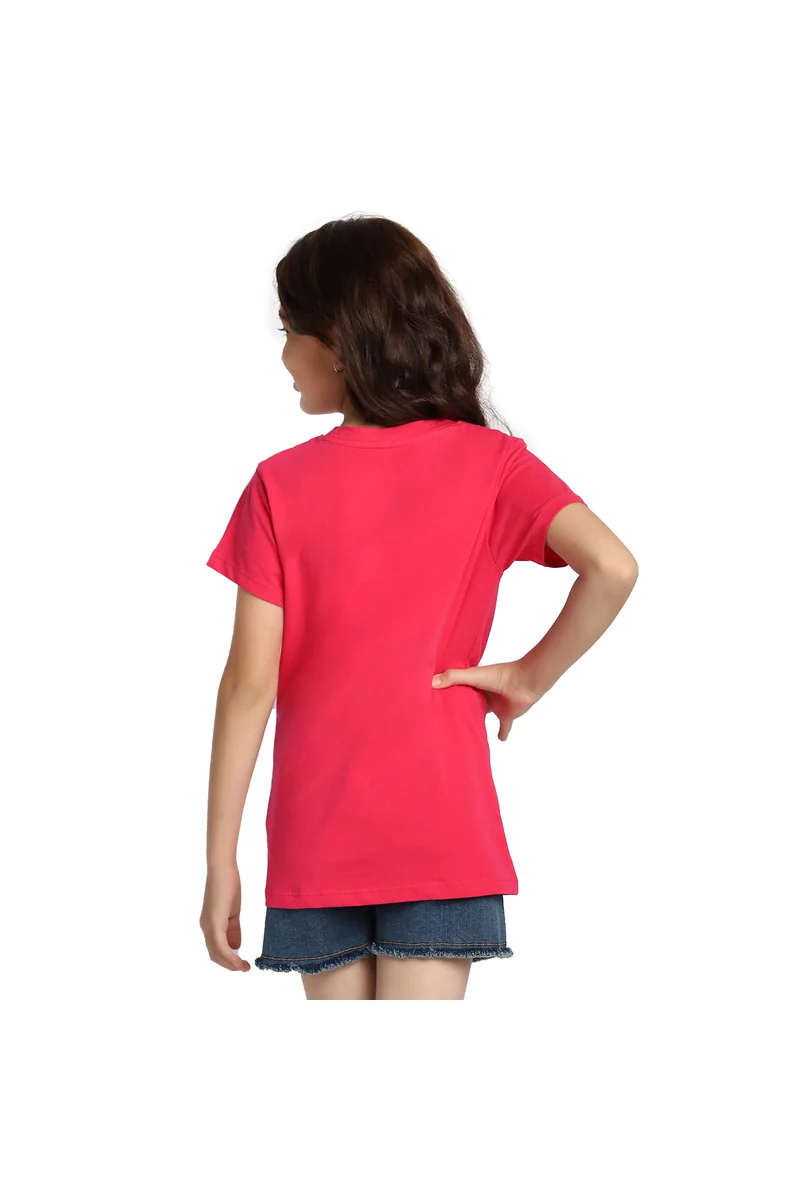 Spyby Girls Fusia Color T-Shirt - 4