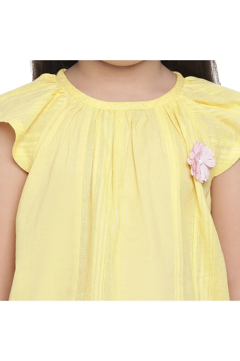 Spyby Girls Yellow Color Top - 5