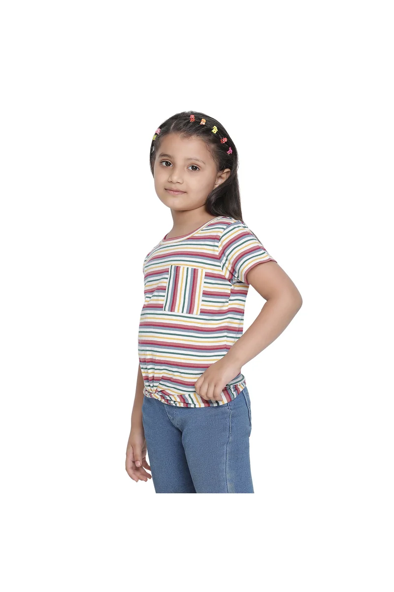Spyby Girls Multicolor T-Shirt - 3