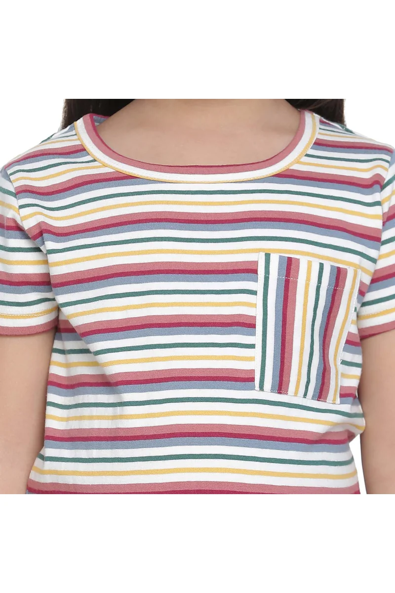 Spyby Girls Multicolor T-Shirt - 5