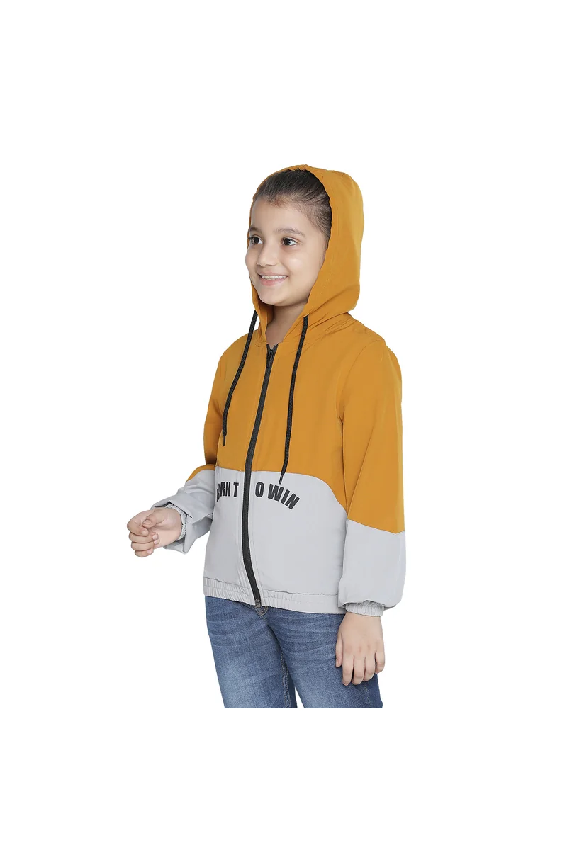 Spyby Girls Brown Color Jacket - 2