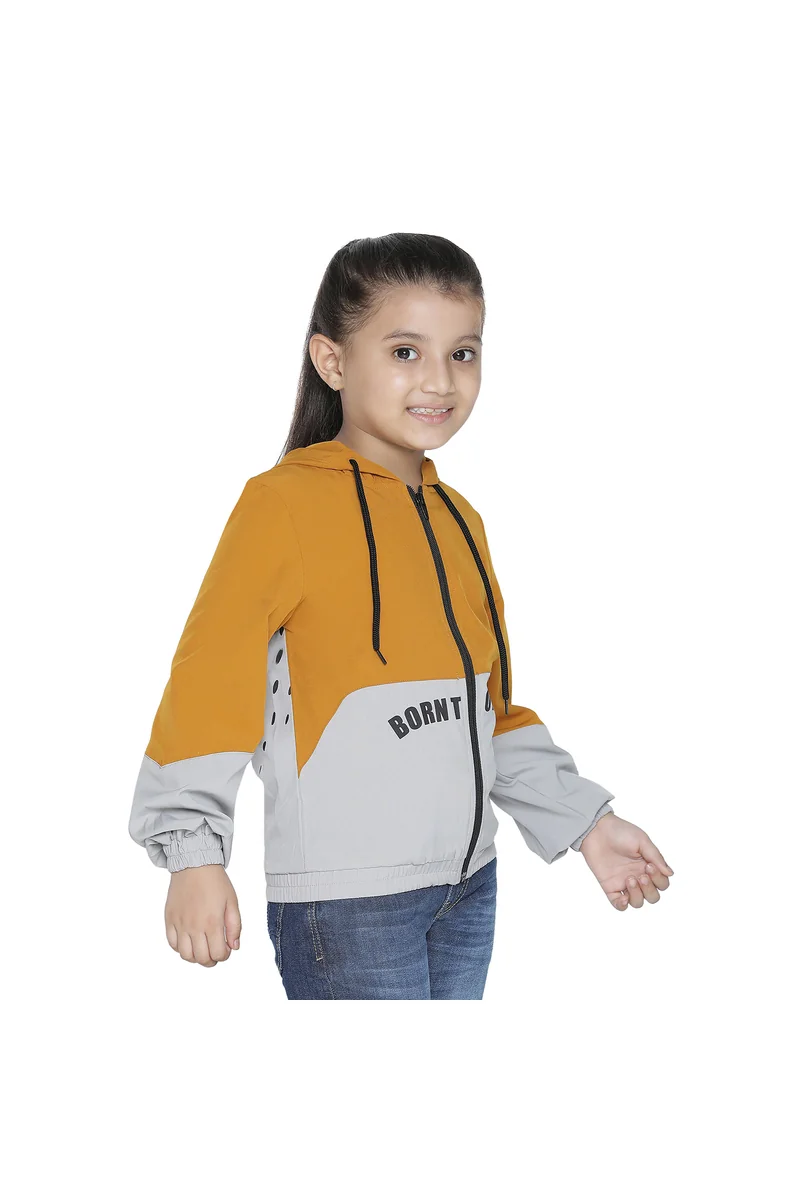 Spyby Girls Brown Color Jacket - 3