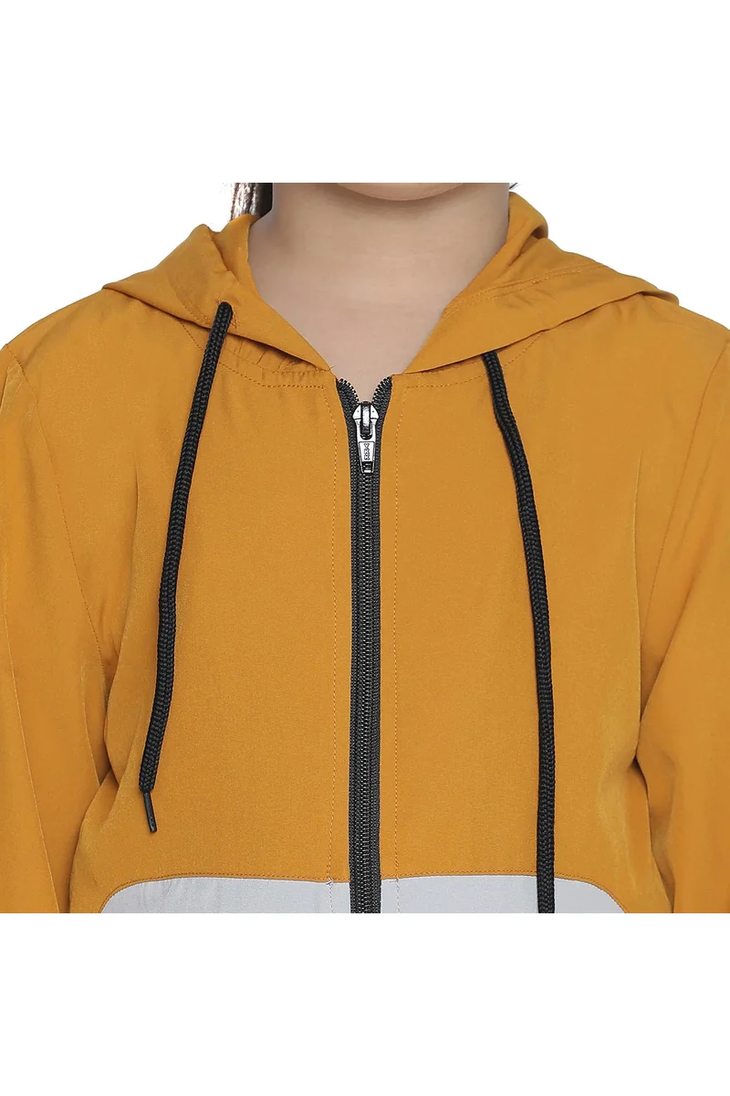 Spyby Girls Brown Color Jacket - 6