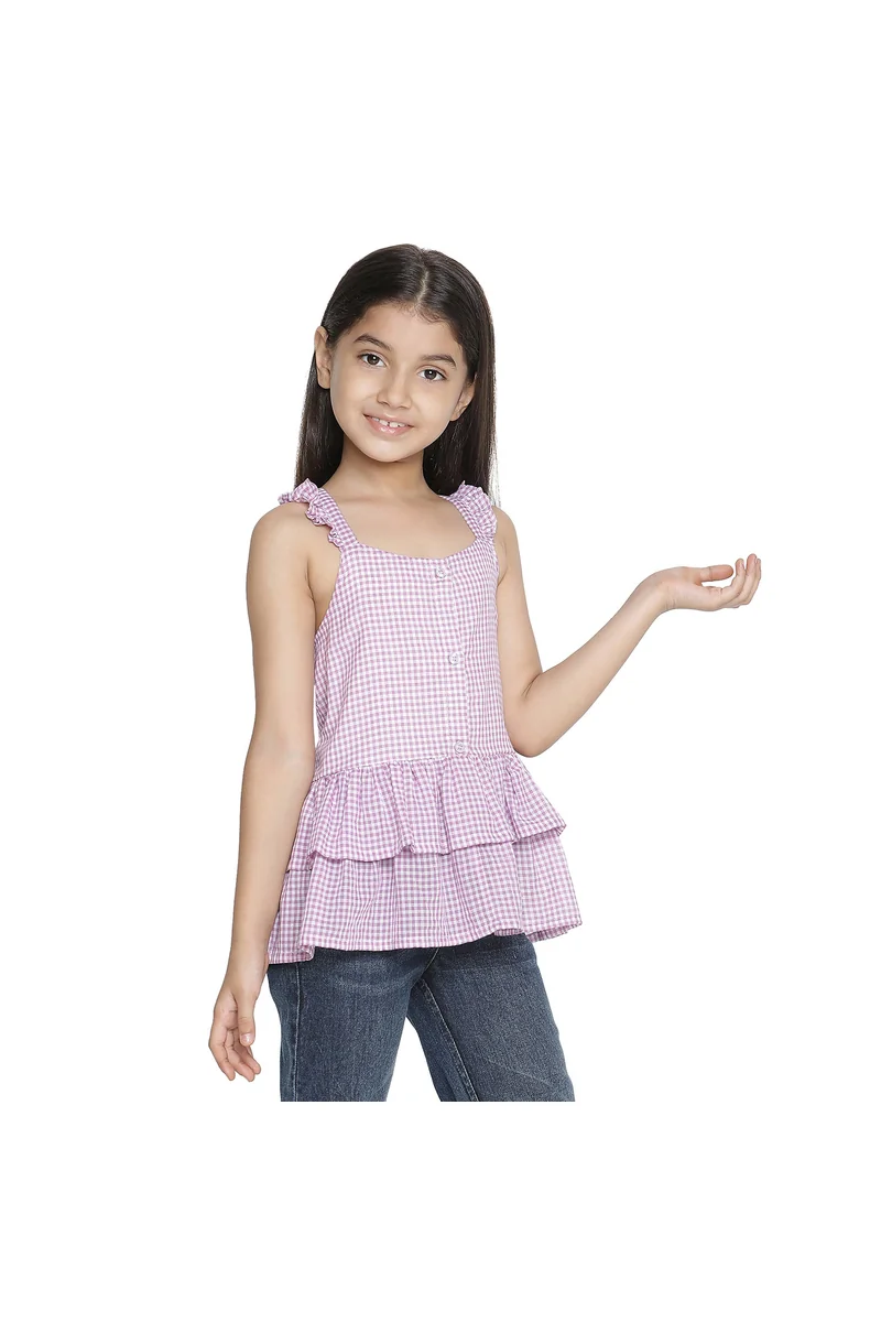 Spyby Girls Multi Stripe Color Top