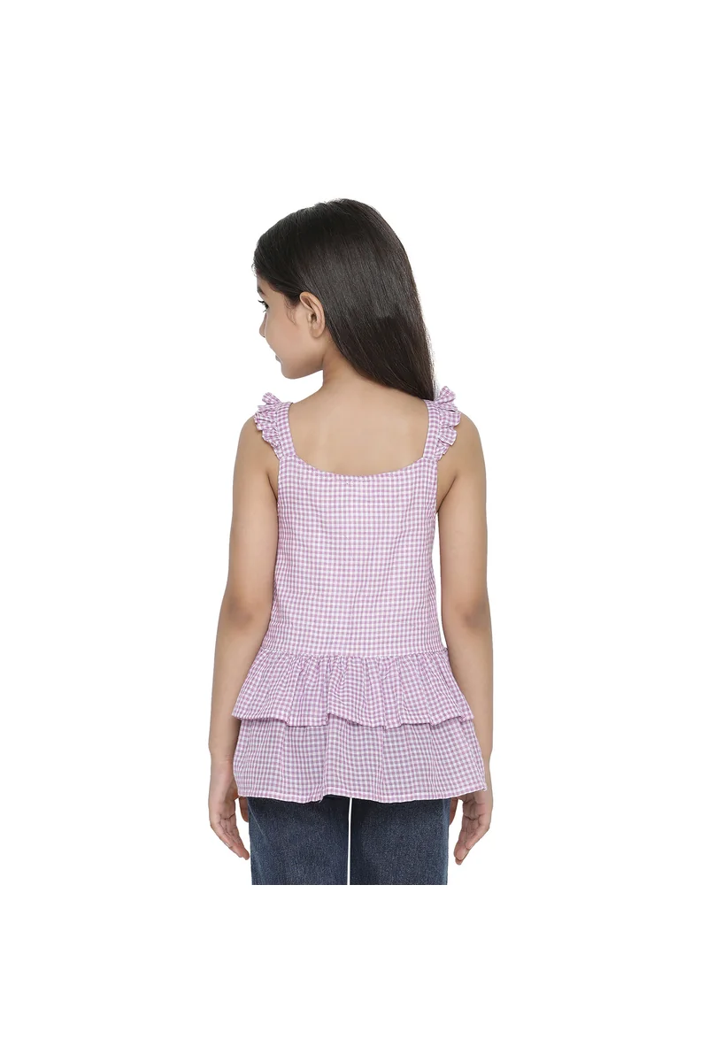 Spyby Girls Multi Stripe Color Top - 3
