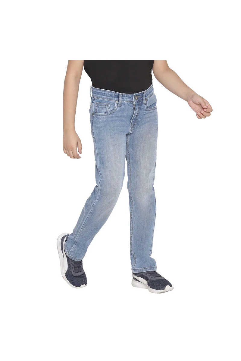 Spyby Boys Navy Blue Color Jeans - 2