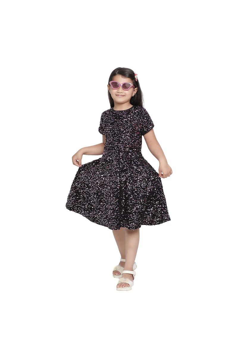 Spyby Girls Pink Color Dress - 2