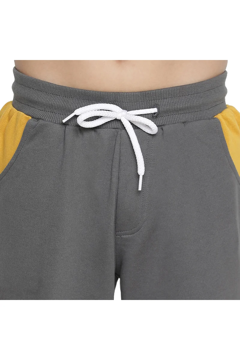 Spyby Boys Yellow Color Strip Print Jogger - 5