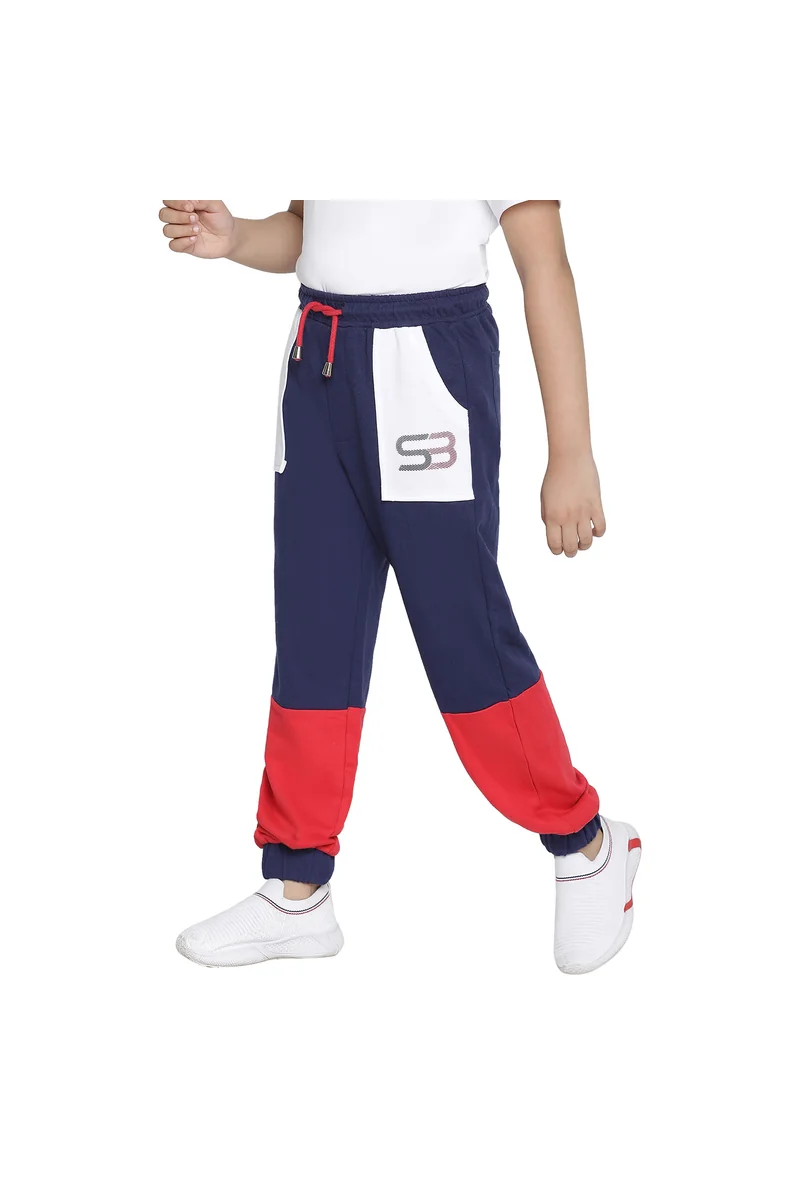 Spyby Boys Navy Blue Color Jogger - 2